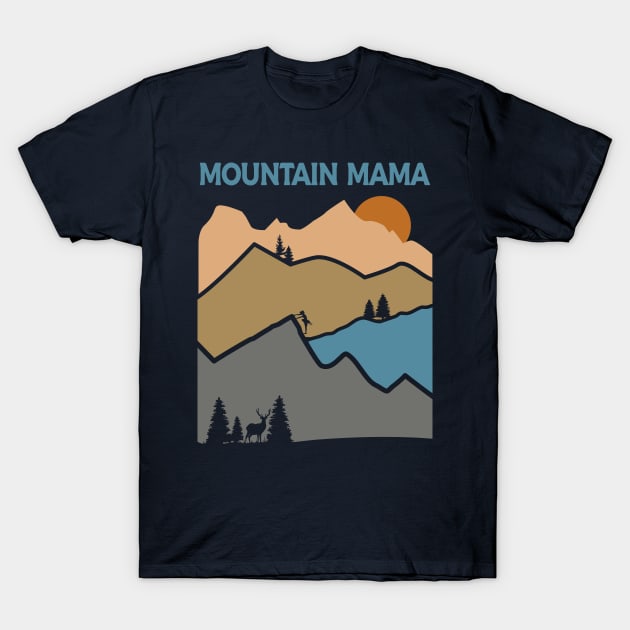 Mountain Mama T-Shirt by Blended Designs